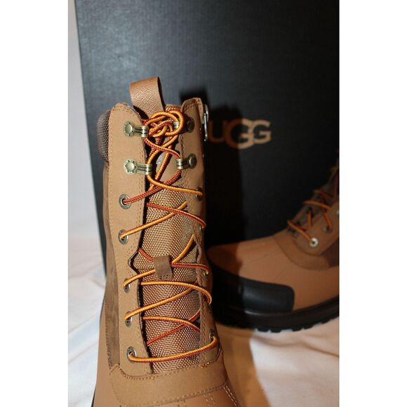 NIB UGG‎ MEN\'S WATERPROOF EMMETT LEATHER DUCK BOOTS CHESTNUT